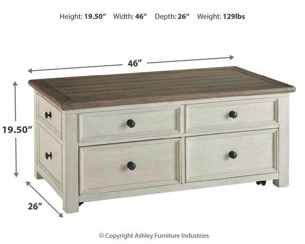 Bolanburg Coffee Table with Lift Top - Premium Cocktail Table Lift from Ashley Furniture - Just $567.80! Shop now at Furniture Wholesale Plus  We are the best furniture store in Nashville, Hendersonville, Goodlettsville, Madison, Antioch, Mount Juliet, Lebanon, Gallatin, Springfield, Murfreesboro, Franklin, Brentwood