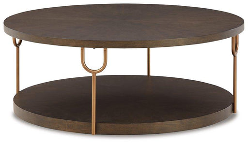 Brazburn Coffee Table - Premium Cocktail Table from Ashley Furniture - Just $226.19! Shop now at Furniture Wholesale Plus  We are the best furniture store in Nashville, Hendersonville, Goodlettsville, Madison, Antioch, Mount Juliet, Lebanon, Gallatin, Springfield, Murfreesboro, Franklin, Brentwood