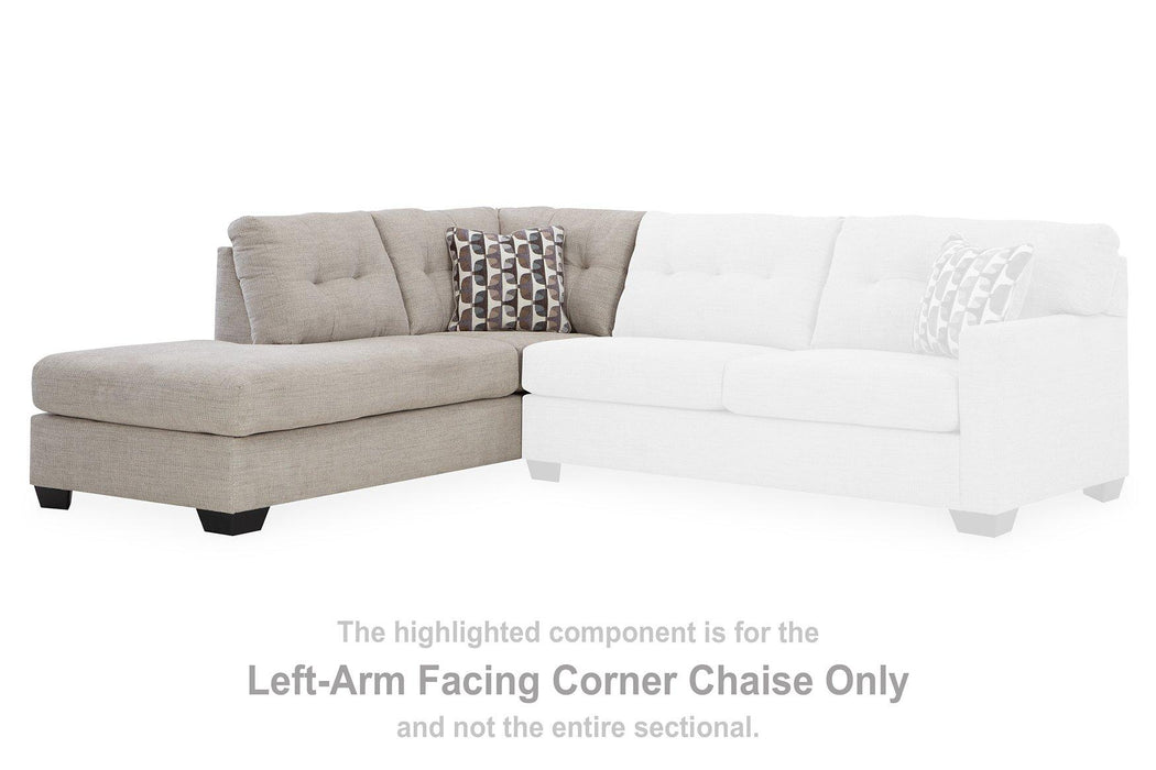 Mahoney 2-Piece Sectional with Chaise - Premium Sectional from Ashley Furniture - Just $934.62! Shop now at Furniture Wholesale Plus  We are the best furniture store in Nashville, Hendersonville, Goodlettsville, Madison, Antioch, Mount Juliet, Lebanon, Gallatin, Springfield, Murfreesboro, Franklin, Brentwood