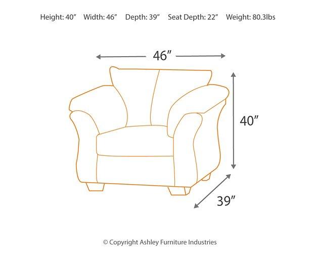 Darcy Chair - Premium Chair from Ashley Furniture - Just $346.16! Shop now at Furniture Wholesale Plus  We are the best furniture store in Nashville, Hendersonville, Goodlettsville, Madison, Antioch, Mount Juliet, Lebanon, Gallatin, Springfield, Murfreesboro, Franklin, Brentwood