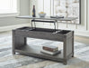 Freedan Lift-Top Coffee Table - Premium Cocktail Table Lift from Ashley Furniture - Just $189.12! Shop now at Furniture Wholesale Plus  We are the best furniture store in Nashville, Hendersonville, Goodlettsville, Madison, Antioch, Mount Juliet, Lebanon, Gallatin, Springfield, Murfreesboro, Franklin, Brentwood