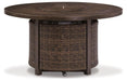 Paradise Trail Fire Pit Table - Premium Outdoor Fire Pit Table from Ashley Furniture - Just $1255.98! Shop now at Furniture Wholesale Plus  We are the best furniture store in Nashville, Hendersonville, Goodlettsville, Madison, Antioch, Mount Juliet, Lebanon, Gallatin, Springfield, Murfreesboro, Franklin, Brentwood