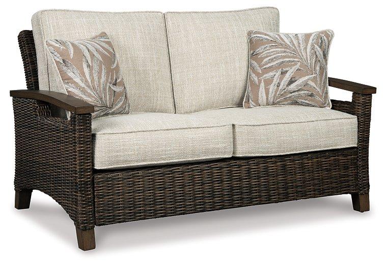 Paradise Trail Outdoor Loveseat, Lounge Chairs and Fire Pit Table - Premium Outdoor Table Set from Ashley Furniture - Just $3452.27! Shop now at Furniture Wholesale Plus  We are the best furniture store in Nashville, Hendersonville, Goodlettsville, Madison, Antioch, Mount Juliet, Lebanon, Gallatin, Springfield, Murfreesboro, Franklin, Brentwood