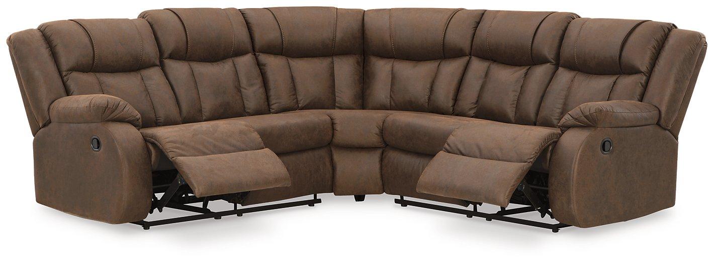 Trail Boys 2-Piece Reclining Sectional - Premium Sectional from Ashley Furniture - Just $1442.95! Shop now at Furniture Wholesale Plus  We are the best furniture store in Nashville, Hendersonville, Goodlettsville, Madison, Antioch, Mount Juliet, Lebanon, Gallatin, Springfield, Murfreesboro, Franklin, Brentwood