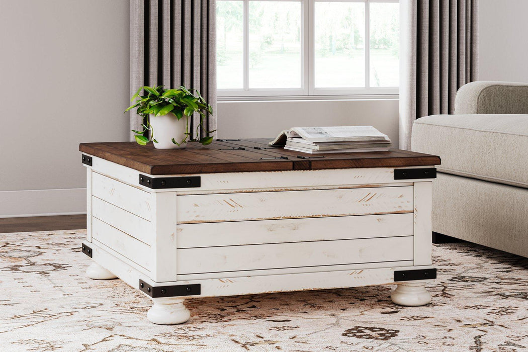 Wystfield Coffee Table - Premium Cocktail Table from Ashley Furniture - Just $388.61! Shop now at Furniture Wholesale Plus  We are the best furniture store in Nashville, Hendersonville, Goodlettsville, Madison, Antioch, Mount Juliet, Lebanon, Gallatin, Springfield, Murfreesboro, Franklin, Brentwood