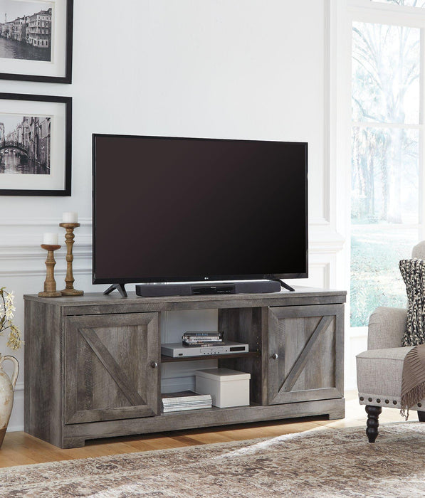 Wynnlow 63" TV Stand with Electric Fireplace - Premium TV Stand from Ashley Furniture - Just $603.35! Shop now at Furniture Wholesale Plus  We are the best furniture store in Nashville, Hendersonville, Goodlettsville, Madison, Antioch, Mount Juliet, Lebanon, Gallatin, Springfield, Murfreesboro, Franklin, Brentwood