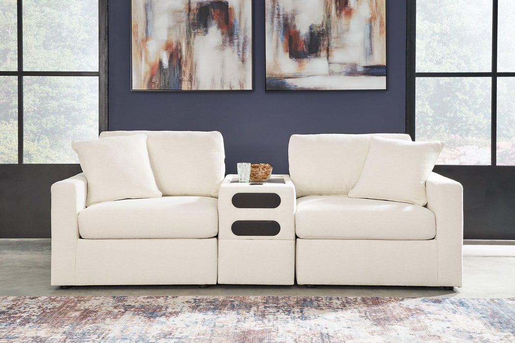 Modmax Sectional Loveseat with Audio System - Premium Sectional from Ashley Furniture - Just $1077.33! Shop now at Furniture Wholesale Plus  We are the best furniture store in Nashville, Hendersonville, Goodlettsville, Madison, Antioch, Mount Juliet, Lebanon, Gallatin, Springfield, Murfreesboro, Franklin, Brentwood