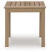 Hallow Creek Outdoor End Table - Premium Outdoor End Table from Ashley Furniture - Just $189.12! Shop now at Furniture Wholesale Plus  We are the best furniture store in Nashville, Hendersonville, Goodlettsville, Madison, Antioch, Mount Juliet, Lebanon, Gallatin, Springfield, Murfreesboro, Franklin, Brentwood