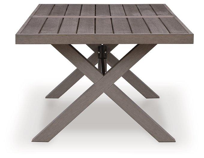 Hillside Barn Outdoor Dining Table - Premium Outdoor Dining Table from Ashley Furniture - Just $1347.44! Shop now at Furniture Wholesale Plus  We are the best furniture store in Nashville, Hendersonville, Goodlettsville, Madison, Antioch, Mount Juliet, Lebanon, Gallatin, Springfield, Murfreesboro, Franklin, Brentwood