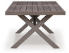 Hillside Barn Outdoor Dining Table - Premium Outdoor Dining Table from Ashley Furniture - Just $1347.44! Shop now at Furniture Wholesale Plus  We are the best furniture store in Nashville, Hendersonville, Goodlettsville, Madison, Antioch, Mount Juliet, Lebanon, Gallatin, Springfield, Murfreesboro, Franklin, Brentwood