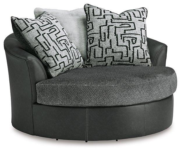 Brixley Pier Oversized Swivel Accent Chair - Premium Chair from Ashley Furniture - Just $592.52! Shop now at Furniture Wholesale Plus  We are the best furniture store in Nashville, Hendersonville, Goodlettsville, Madison, Antioch, Mount Juliet, Lebanon, Gallatin, Springfield, Murfreesboro, Franklin, Brentwood