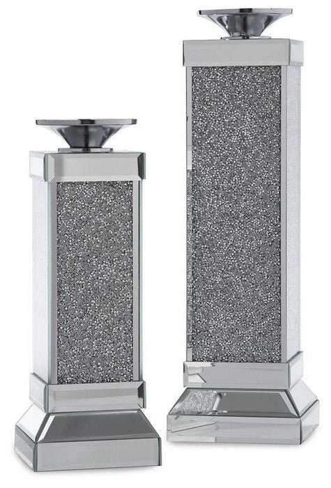 Charline Candle Holder (Set of 2) - Premium Candle Holder from Ashley Furniture - Just $152.04! Shop now at Furniture Wholesale Plus  We are the best furniture store in Nashville, Hendersonville, Goodlettsville, Madison, Antioch, Mount Juliet, Lebanon, Gallatin, Springfield, Murfreesboro, Franklin, Brentwood