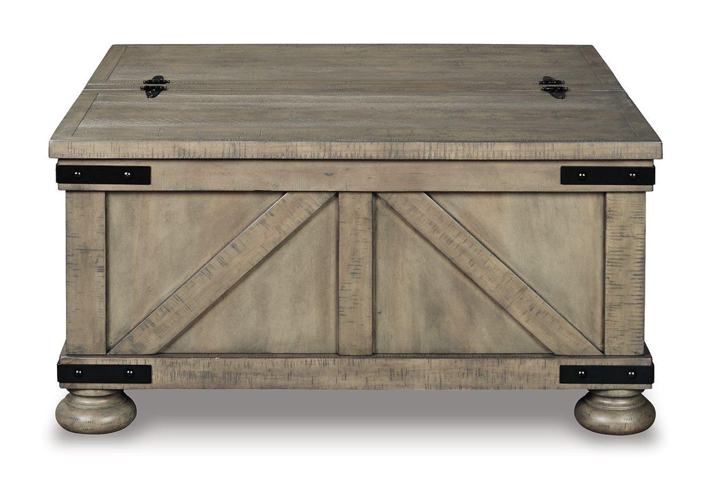 Aldwin Coffee Table With Storage - Premium Cocktail Table from Ashley Furniture - Just $333.88! Shop now at Furniture Wholesale Plus  We are the best furniture store in Nashville, Hendersonville, Goodlettsville, Madison, Antioch, Mount Juliet, Lebanon, Gallatin, Springfield, Murfreesboro, Franklin, Brentwood