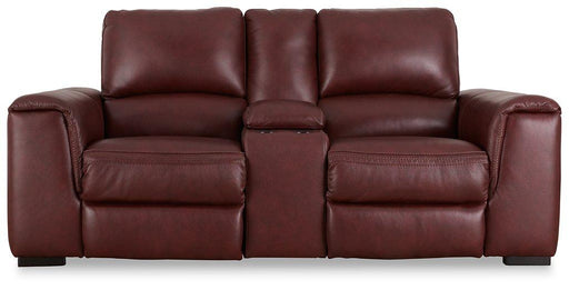 Alessandro Power Reclining Loveseat with Console - Premium Loveseat from Ashley Furniture - Just $1607.46! Shop now at Furniture Wholesale Plus  We are the best furniture store in Nashville, Hendersonville, Goodlettsville, Madison, Antioch, Mount Juliet, Lebanon, Gallatin, Springfield, Murfreesboro, Franklin, Brentwood