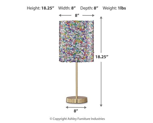 Maddy Table Lamp - Premium Table Lamp Youth from Ashley Furniture - Just $44.35! Shop now at Furniture Wholesale Plus  We are the best furniture store in Nashville, Hendersonville, Goodlettsville, Madison, Antioch, Mount Juliet, Lebanon, Gallatin, Springfield, Murfreesboro, Franklin, Brentwood