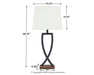 Makara Table Lamp (Set of 2) - Premium Table Lamp Pair from Ashley Furniture - Just $99.08! Shop now at Furniture Wholesale Plus  We are the best furniture store in Nashville, Hendersonville, Goodlettsville, Madison, Antioch, Mount Juliet, Lebanon, Gallatin, Springfield, Murfreesboro, Franklin, Brentwood