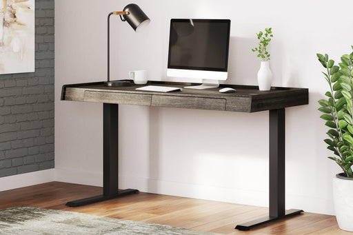 Zendex 55" Adjustable Height Desk - Premium Desk from Ashley Furniture - Just $574.99! Shop now at Furniture Wholesale Plus  We are the best furniture store in Nashville, Hendersonville, Goodlettsville, Madison, Antioch, Mount Juliet, Lebanon, Gallatin, Springfield, Murfreesboro, Franklin, Brentwood