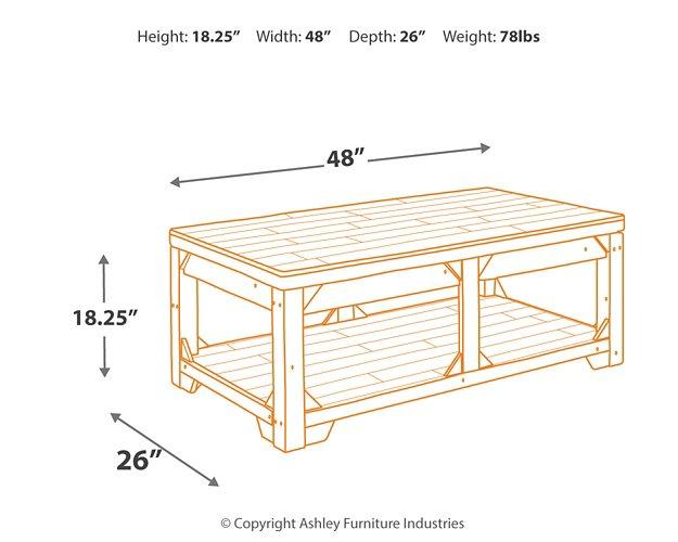 Fregine Coffee Table with Lift Top - Premium Cocktail Table Lift from Ashley Furniture - Just $333.88! Shop now at Furniture Wholesale Plus  We are the best furniture store in Nashville, Hendersonville, Goodlettsville, Madison, Antioch, Mount Juliet, Lebanon, Gallatin, Springfield, Murfreesboro, Franklin, Brentwood