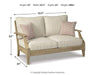 Clare View Loveseat with Cushion - Premium Outdoor Seating from Ashley Furniture - Just $698.28! Shop now at Furniture Wholesale Plus  We are the best furniture store in Nashville, Hendersonville, Goodlettsville, Madison, Antioch, Mount Juliet, Lebanon, Gallatin, Springfield, Murfreesboro, Franklin, Brentwood