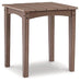 Emmeline Outdoor End Table - Premium Outdoor End Table from Ashley Furniture - Just $152.04! Shop now at Furniture Wholesale Plus  We are the best furniture store in Nashville, Hendersonville, Goodlettsville, Madison, Antioch, Mount Juliet, Lebanon, Gallatin, Springfield, Murfreesboro, Franklin, Brentwood