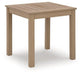 Hallow Creek Outdoor End Table - Premium Outdoor End Table from Ashley Furniture - Just $189.12! Shop now at Furniture Wholesale Plus  We are the best furniture store in Nashville, Hendersonville, Goodlettsville, Madison, Antioch, Mount Juliet, Lebanon, Gallatin, Springfield, Murfreesboro, Franklin, Brentwood