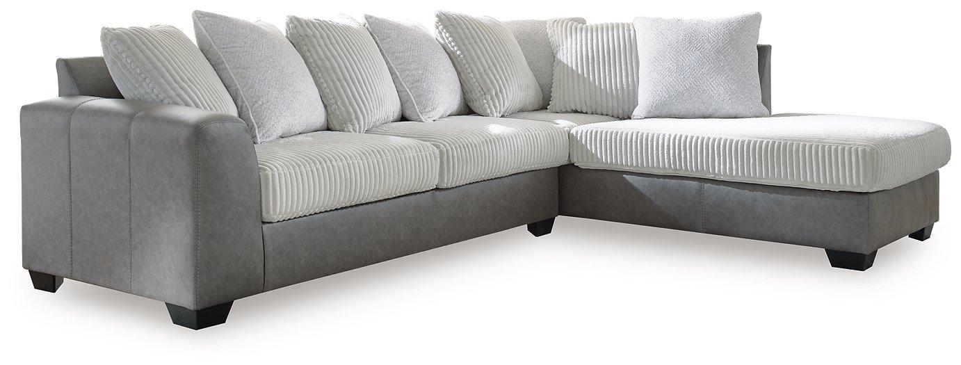 Clairette Court Sectional with Chaise - Premium Sectional from Ashley Furniture - Just $916.97! Shop now at Furniture Wholesale Plus  We are the best furniture store in Nashville, Hendersonville, Goodlettsville, Madison, Antioch, Mount Juliet, Lebanon, Gallatin, Springfield, Murfreesboro, Franklin, Brentwood