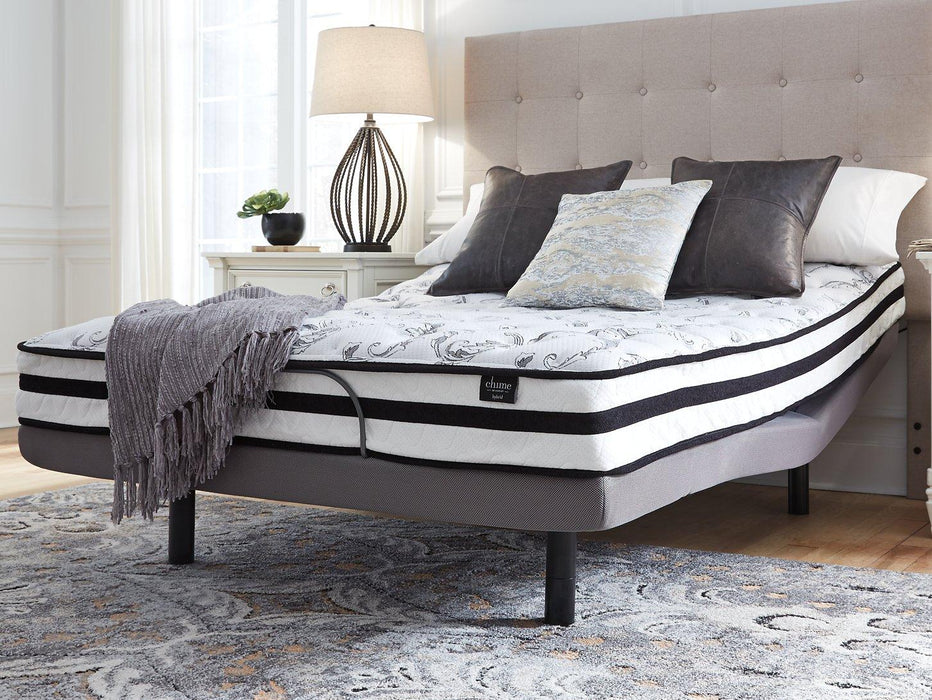 8 Inch Chime Innerspring Mattress Set - Premium Mattress Set from Ashley Furniture - Just $329.93! Shop now at Furniture Wholesale Plus  We are the best furniture store in Nashville, Hendersonville, Goodlettsville, Madison, Antioch, Mount Juliet, Lebanon, Gallatin, Springfield, Murfreesboro, Franklin, Brentwood