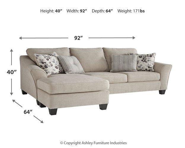 Abney Sofa Chaise - Premium Chofa from Ashley Furniture - Just $687.18! Shop now at Furniture Wholesale Plus  We are the best furniture store in Nashville, Hendersonville, Goodlettsville, Madison, Antioch, Mount Juliet, Lebanon, Gallatin, Springfield, Murfreesboro, Franklin, Brentwood