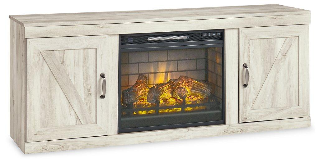 Bellaby TV Stand with Electric Fireplace - Premium TV Stand from Ashley Furniture - Just $453.80! Shop now at Furniture Wholesale Plus  We are the best furniture store in Nashville, Hendersonville, Goodlettsville, Madison, Antioch, Mount Juliet, Lebanon, Gallatin, Springfield, Murfreesboro, Franklin, Brentwood