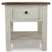 Bolanburg Chairside End Table with USB Ports & Outlets - Premium End Table from Ashley Furniture - Just $226.19! Shop now at Furniture Wholesale Plus  We are the best furniture store in Nashville, Hendersonville, Goodlettsville, Madison, Antioch, Mount Juliet, Lebanon, Gallatin, Springfield, Murfreesboro, Franklin, Brentwood