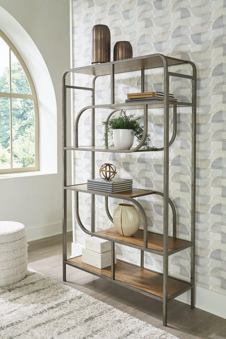 Jaddon Bookcase - Premium Bookcase from Ashley Furniture - Just $298.57! Shop now at Furniture Wholesale Plus  We are the best furniture store in Nashville, Hendersonville, Goodlettsville, Madison, Antioch, Mount Juliet, Lebanon, Gallatin, Springfield, Murfreesboro, Franklin, Brentwood