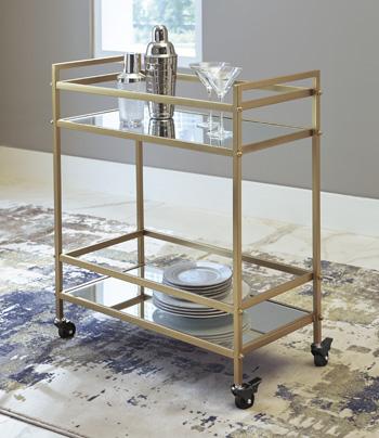 Kailman Bar Cart - Premium Bar Cart from Ashley Furniture - Just $162.64! Shop now at Furniture Wholesale Plus  We are the best furniture store in Nashville, Hendersonville, Goodlettsville, Madison, Antioch, Mount Juliet, Lebanon, Gallatin, Springfield, Murfreesboro, Franklin, Brentwood