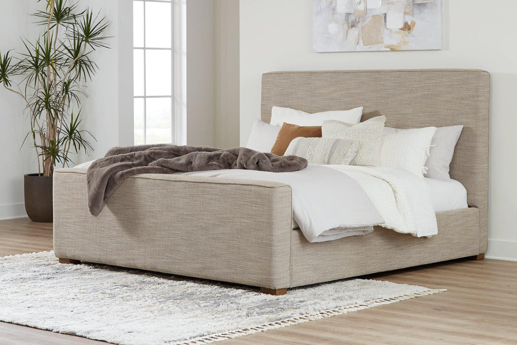 Dakmore Upholstered Bed - Premium Bed from Ashley Furniture - Just $683.77! Shop now at Furniture Wholesale Plus  We are the best furniture store in Nashville, Hendersonville, Goodlettsville, Madison, Antioch, Mount Juliet, Lebanon, Gallatin, Springfield, Murfreesboro, Franklin, Brentwood