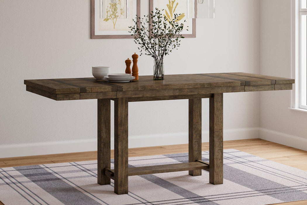 Moriville Counter Height Dining Extension Table - Premium Counter Height Table from Ashley Furniture - Just $726.02! Shop now at Furniture Wholesale Plus  We are the best furniture store in Nashville, Hendersonville, Goodlettsville, Madison, Antioch, Mount Juliet, Lebanon, Gallatin, Springfield, Murfreesboro, Franklin, Brentwood