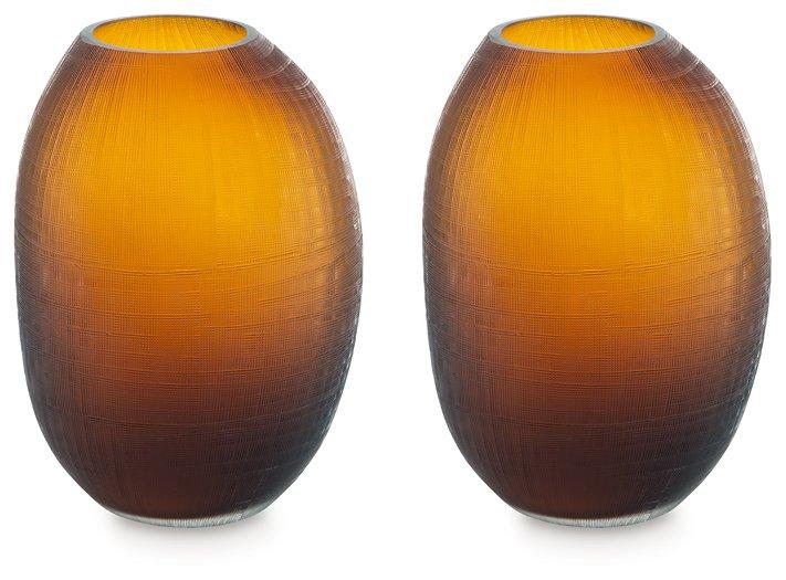 Embersen Vase (Set of 2) - Premium Vase from Ashley Furniture - Just $76.13! Shop now at Furniture Wholesale Plus  We are the best furniture store in Nashville, Hendersonville, Goodlettsville, Madison, Antioch, Mount Juliet, Lebanon, Gallatin, Springfield, Murfreesboro, Franklin, Brentwood