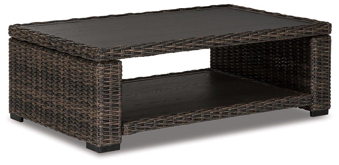 Grasson Lane Coffee Table - Premium Outdoor Cocktail Table from Ashley Furniture - Just $462.75! Shop now at Furniture Wholesale Plus  We are the best furniture store in Nashville, Hendersonville, Goodlettsville, Madison, Antioch, Mount Juliet, Lebanon, Gallatin, Springfield, Murfreesboro, Franklin, Brentwood