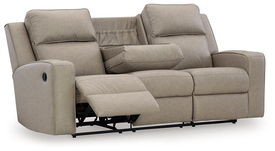 Lavenhorne Reclining Sofa with Drop Down Table - Premium Sofa from Ashley Furniture - Just $855.87! Shop now at Furniture Wholesale Plus  We are the best furniture store in Nashville, Hendersonville, Goodlettsville, Madison, Antioch, Mount Juliet, Lebanon, Gallatin, Springfield, Murfreesboro, Franklin, Brentwood