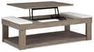 Loyaska Lift-Top Coffee Table - Premium Cocktail Table Lift from Ashley Furniture - Just $370.95! Shop now at Furniture Wholesale Plus  We are the best furniture store in Nashville, Hendersonville, Goodlettsville, Madison, Antioch, Mount Juliet, Lebanon, Gallatin, Springfield, Murfreesboro, Franklin, Brentwood