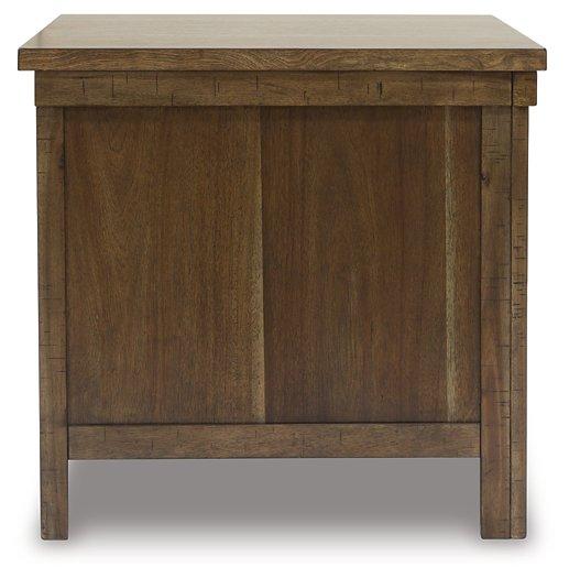 Moriville End Table - Premium End Table from Ashley Furniture - Just $226.19! Shop now at Furniture Wholesale Plus  We are the best furniture store in Nashville, Hendersonville, Goodlettsville, Madison, Antioch, Mount Juliet, Lebanon, Gallatin, Springfield, Murfreesboro, Franklin, Brentwood