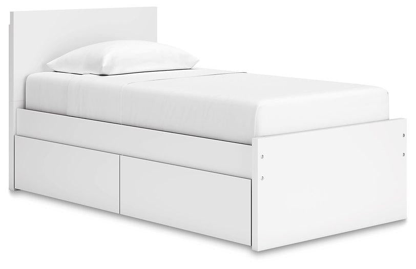 Onita Panel Bed with 1 Side Storage - Premium Bed from Ashley Furniture - Just $390.41! Shop now at Furniture Wholesale Plus  We are the best furniture store in Nashville, Hendersonville, Goodlettsville, Madison, Antioch, Mount Juliet, Lebanon, Gallatin, Springfield, Murfreesboro, Franklin, Brentwood