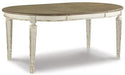 Realyn Dining Extension Table - Premium Dining Table from Ashley Furniture - Just $538.97! Shop now at Furniture Wholesale Plus  We are the best furniture store in Nashville, Hendersonville, Goodlettsville, Madison, Antioch, Mount Juliet, Lebanon, Gallatin, Springfield, Murfreesboro, Franklin, Brentwood