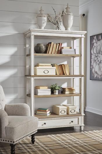 Realyn 75" Bookcase - Premium Bookcase from Ashley Furniture - Just $456.53! Shop now at Furniture Wholesale Plus  We are the best furniture store in Nashville, Hendersonville, Goodlettsville, Madison, Antioch, Mount Juliet, Lebanon, Gallatin, Springfield, Murfreesboro, Franklin, Brentwood