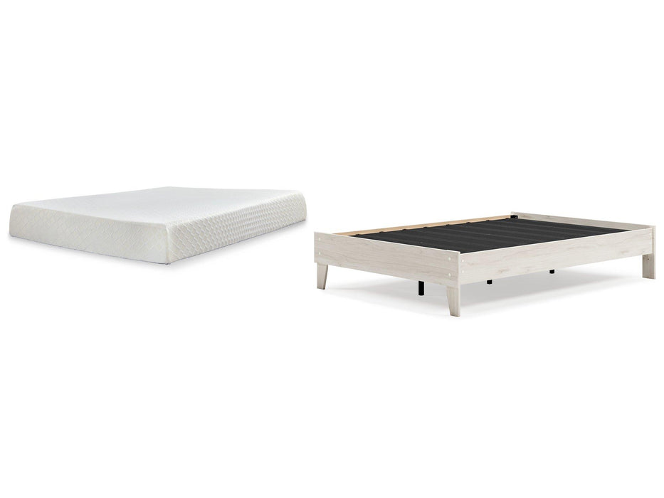 Socalle Bed and Mattress Set - Premium Mattress Set from Ashley Furniture - Just $351.57! Shop now at Furniture Wholesale Plus  We are the best furniture store in Nashville, Hendersonville, Goodlettsville, Madison, Antioch, Mount Juliet, Lebanon, Gallatin, Springfield, Murfreesboro, Franklin, Brentwood