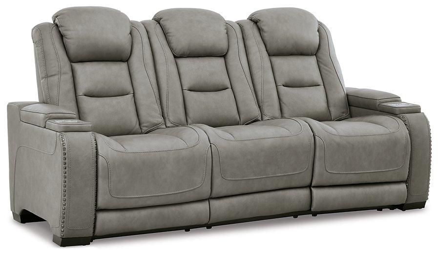 The Man-Den Power Reclining Sofa - Premium Sofa from Ashley Furniture - Just $2183.45! Shop now at Furniture Wholesale Plus  We are the best furniture store in Nashville, Hendersonville, Goodlettsville, Madison, Antioch, Mount Juliet, Lebanon, Gallatin, Springfield, Murfreesboro, Franklin, Brentwood