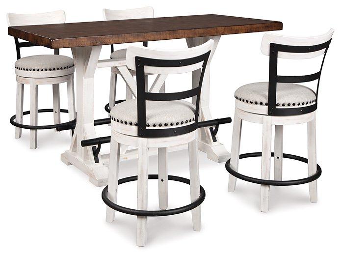 Valebeck Counter Height Dining Set - Premium Barstool Set from Ashley Furniture - Just $915.10! Shop now at Furniture Wholesale Plus  We are the best furniture store in Nashville, Hendersonville, Goodlettsville, Madison, Antioch, Mount Juliet, Lebanon, Gallatin, Springfield, Murfreesboro, Franklin, Brentwood