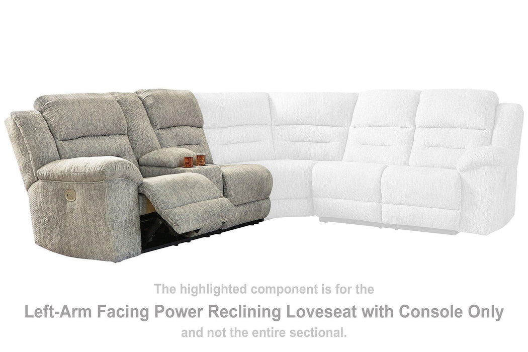 Family Den 3-Piece Power Reclining Sectional - Premium Sectional from Ashley Furniture - Just $2733.91! Shop now at Furniture Wholesale Plus  We are the best furniture store in Nashville, Hendersonville, Goodlettsville, Madison, Antioch, Mount Juliet, Lebanon, Gallatin, Springfield, Murfreesboro, Franklin, Brentwood