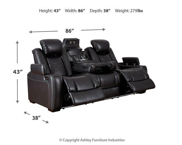 Party Time Power Reclining Sofa - Premium Sofa from Ashley Furniture - Just $1364.31! Shop now at Furniture Wholesale Plus  We are the best furniture store in Nashville, Hendersonville, Goodlettsville, Madison, Antioch, Mount Juliet, Lebanon, Gallatin, Springfield, Murfreesboro, Franklin, Brentwood