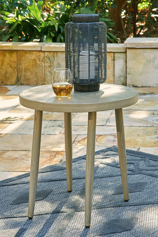 Swiss Valley Outdoor End Table - Premium Outdoor End Table from Ashley Furniture - Just $152.04! Shop now at Furniture Wholesale Plus  We are the best furniture store in Nashville, Hendersonville, Goodlettsville, Madison, Antioch, Mount Juliet, Lebanon, Gallatin, Springfield, Murfreesboro, Franklin, Brentwood