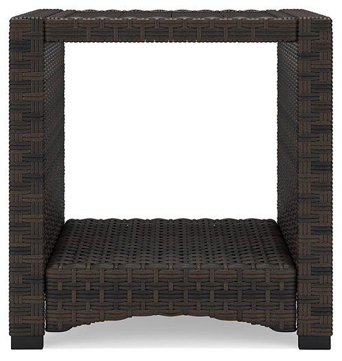 Windglow Outdoor End Table - Premium Outdoor End Table from Ashley Furniture - Just $189.12! Shop now at Furniture Wholesale Plus  We are the best furniture store in Nashville, Hendersonville, Goodlettsville, Madison, Antioch, Mount Juliet, Lebanon, Gallatin, Springfield, Murfreesboro, Franklin, Brentwood