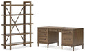 Roanhowe Home Office Set - Premium Home Office Set from Ashley Furniture - Just $1220.75! Shop now at Furniture Wholesale Plus  We are the best furniture store in Nashville, Hendersonville, Goodlettsville, Madison, Antioch, Mount Juliet, Lebanon, Gallatin, Springfield, Murfreesboro, Franklin, Brentwood